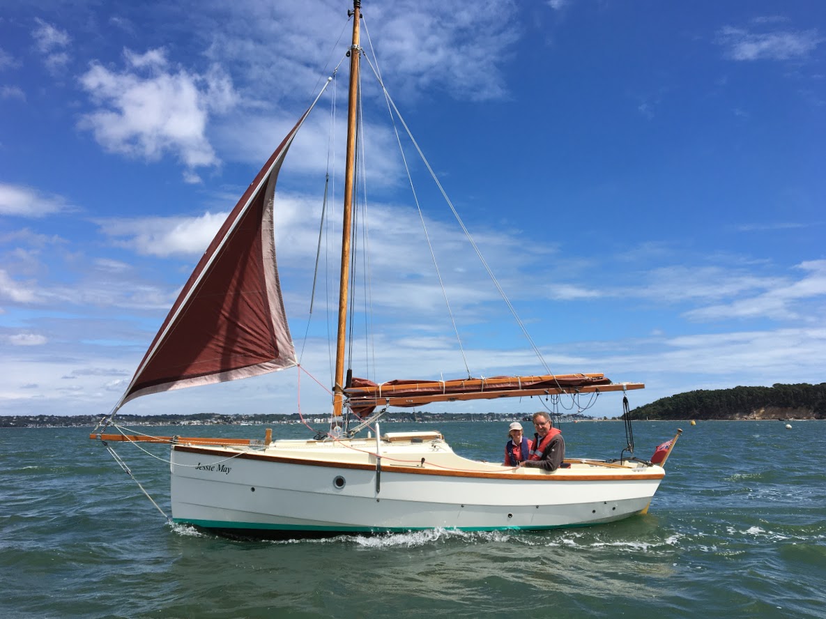  Poole Yacht Club member and SOA chairman Trevor Heritage runs back to the haven after a Shrimper picnic off Brownsea