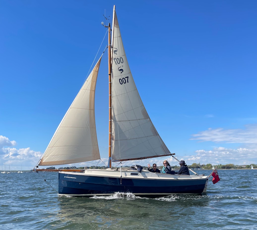 PYC Shrimper 21  'Moneypenny' off Hamworthy Park.