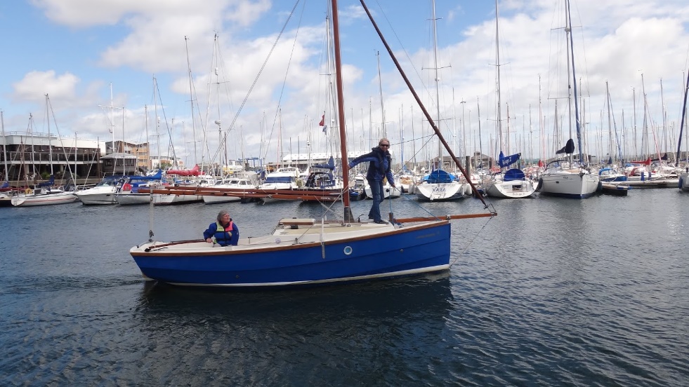 Newly Launched from thePoole Yacht Club slipway