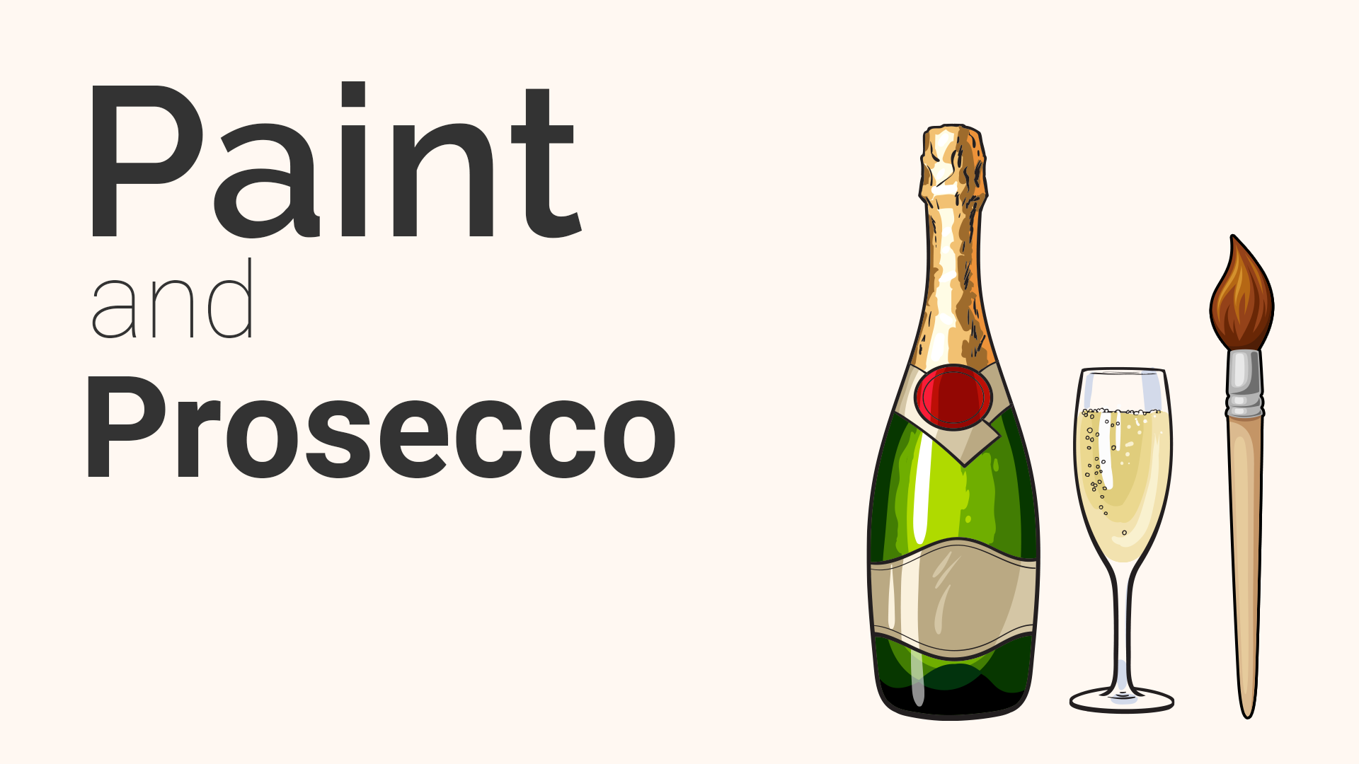 Paint and Prosecco afternoon