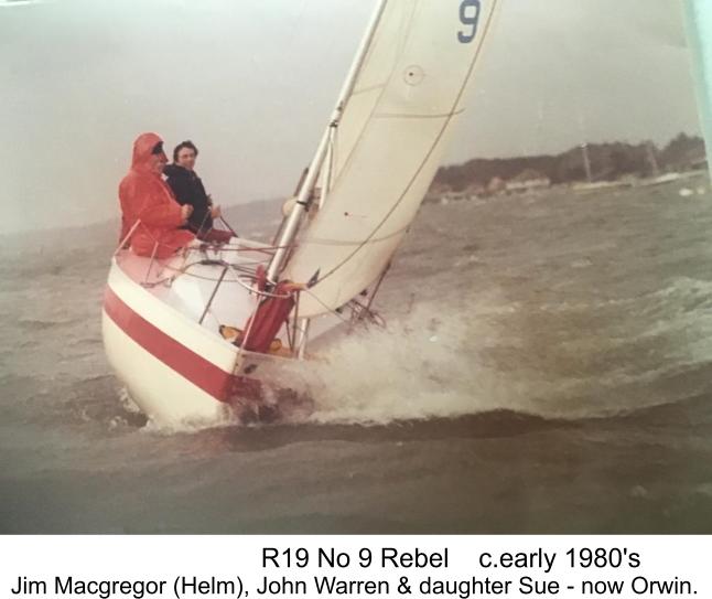 R19 Sail number 9 Rebel